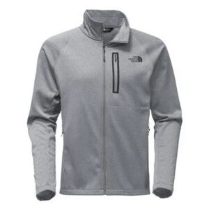 THE NORTH FACE  Full Zip Jacket Hardfaced Fleece Gray
